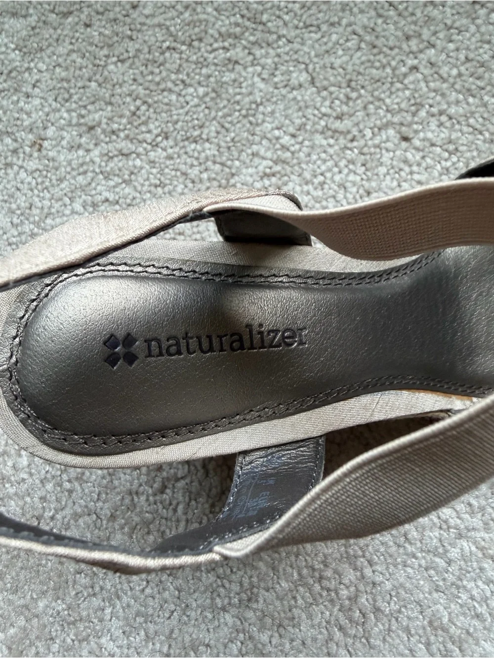 Naturalizer Women's Neutral Espadrille Wedges - Light Beige